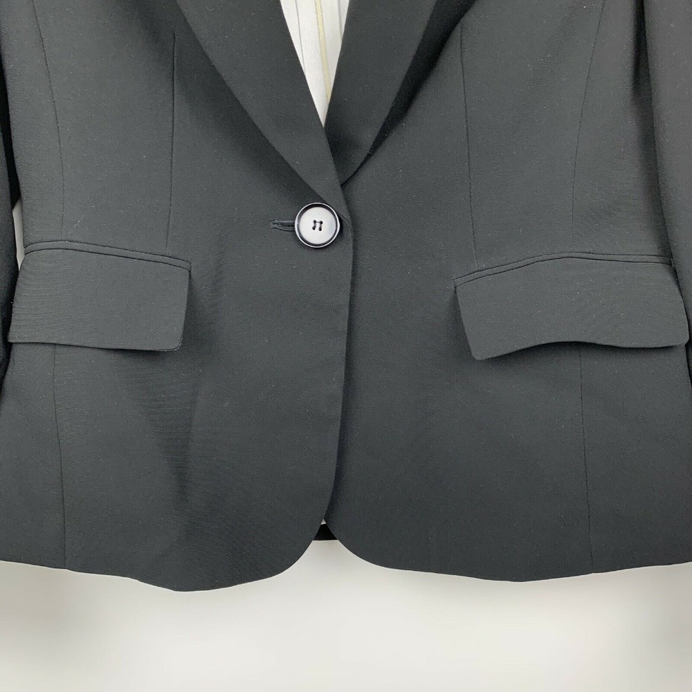 Kasper 8 Blazer Black Jacket Career Work - Picture 2 of 8
